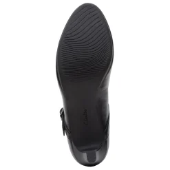 Clarks Pumps & Heels|Women's , Ambyr Shine Pump Black