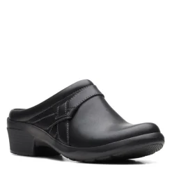 Clarks Slip-On Shoes|Women's , Angie Mist Clog Black