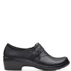 Clarks Pumps & Heels|Women's , Angie Pearl Slip-On Black