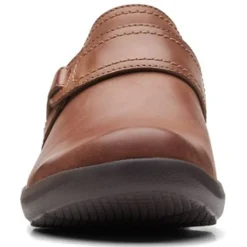 Clarks Slip-On Shoes|Women's , Angie Poppy Slip-On Tan
