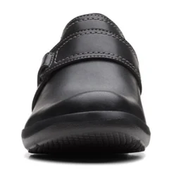 Clarks Slip-On Shoes|Women's , Angie Poppy Slip-On Black