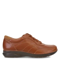 Clarks Oxfords|Women's , Appley Tie Sneaker Tan