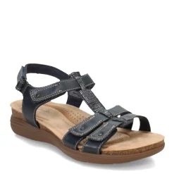 Clarks Sandals|Women's , April Cove Sandal Navy