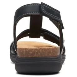 Clarks Sandals|Women's , April Cove Sandal Black