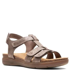 Clarks Sandals|Women's , April Cove Sandal Bronze Br