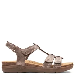 Clarks Sandals|Women's , April Cove Sandal Bronze Br