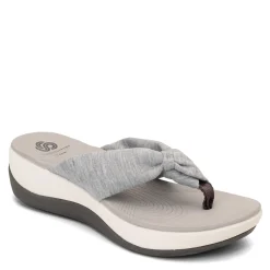 Clarks Sandals|Women's , Arla Glison Thong Sandals Heather Grey