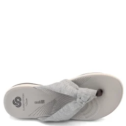 Clarks Sandals|Women's , Arla Glison Thong Sandals Heather Grey