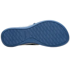 Clarks Sandals|Women's , Arla Wave Sandal Blue Combi