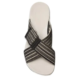 Clarks Sandals|Women's , Arla Wave Sandal Black Combi