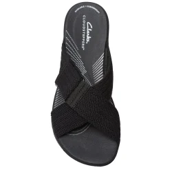 Clarks Sandals|Women's , Arla Wave Sandal Black