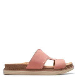 Clarks Sandals|Women's , Arwell Walk Sandal Peach Nubuck