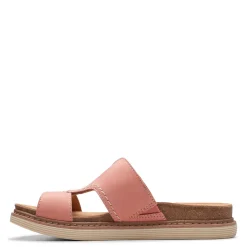 Clarks Sandals|Women's , Arwell Walk Sandal Peach Nubuck