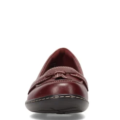 Clarks Loafers|Women's , Ashland Bubble Loafer Burgundy