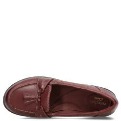 Clarks Loafers|Women's , Ashland Bubble Loafer Burgundy