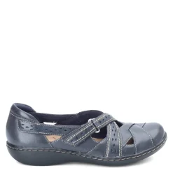 Clarks Slip-On Shoes|Women's , Ashland Spin Slip-On Navy