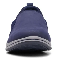 Clarks Sneakers & Athletic|Women's , Breeze Bali Slip-On Navy