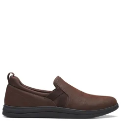 Clarks Loafers|Women's , Breeze Bali Slip-On Brown