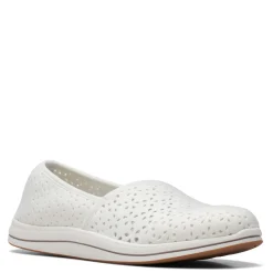 Clarks Slip-On Shoes|Women's , Breeze Emily Slip-On White