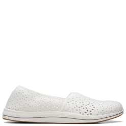 Clarks Slip-On Shoes|Women's , Breeze Emily Slip-On White