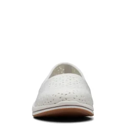 Clarks Slip-On Shoes|Women's , Breeze Emily Slip-On White