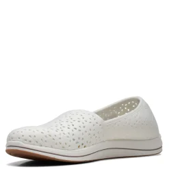 Clarks Slip-On Shoes|Women's , Breeze Emily Slip-On White