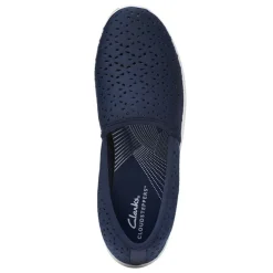 Clarks Slip-On Shoes|Women's , Breeze Emily Slip-On Navy