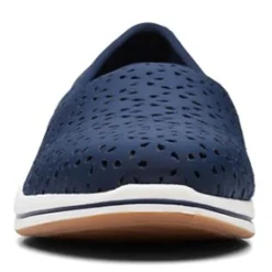 Clarks Sneakers & Athletic|Women's , Breeze Emily Slip-On Navy