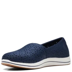 Clarks Sneakers & Athletic|Women's , Breeze Emily Slip-On Navy
