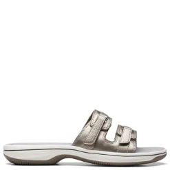 Clarks Sandals|Women's , Breeze Piper Sandal Pewter