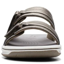 Clarks Sandals|Women's , Breeze Piper Sandal Pewter