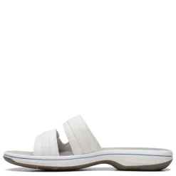 Clarks Sandals|Women's , Breeze Piper Sandal White