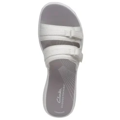 Clarks Sandals|Women's , Breeze Piper Sandal White