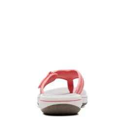Clarks Sandals|Women's , Breeze Sea Sandal Coral Bright