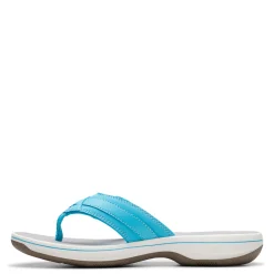 Clarks Sandals|Women's , Breeze Sea Sandal Light Turquoise