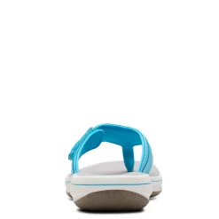 Clarks Sandals|Women's , Breeze Sea Sandal Light Turquoise
