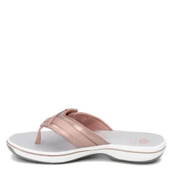 Clarks Sandals|Women's , Breeze Sea Sandal Rose Gold
