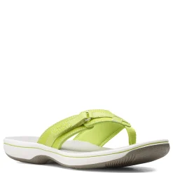 Clarks Sandals|Women's , Breeze Sea Sandal Lime