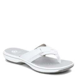 Clarks Sandals|Women's , Breeze Sea Sandal White