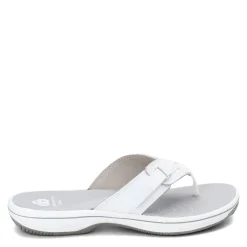 Clarks Sandals|Women's , Breeze Sea Sandal White