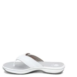Clarks Sandals|Women's , Breeze Sea Sandal White