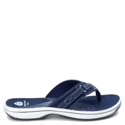 Clarks Sandals|Women's , Breeze Sea Sandal Navy