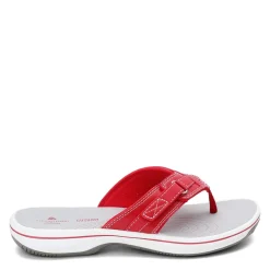Clarks Sandals|Women's , Breeze Sea Sandal Red