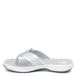 Clarks Sandals|Women's , Breeze Sea Sandal Silver