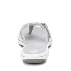 Clarks Sandals|Women's , Breeze Sea Sandal Silver