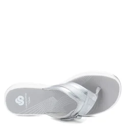 Clarks Sandals|Women's , Breeze Sea Sandal Silver