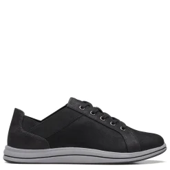 Clarks Sneakers & Athletic|Women's , Breeze Sky Slip-On Black