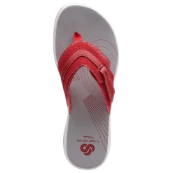 Clarks Sandals|Women's , Brinkley Keely Sandal Red