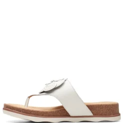 Clarks Sandals|Women's , Brynne Style Sandal White