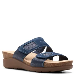 Clarks Sandals|Women's , Calenne Maye Sandal Navy